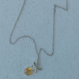 Vintage Avon Signed Dragonfly Necklace 🐢